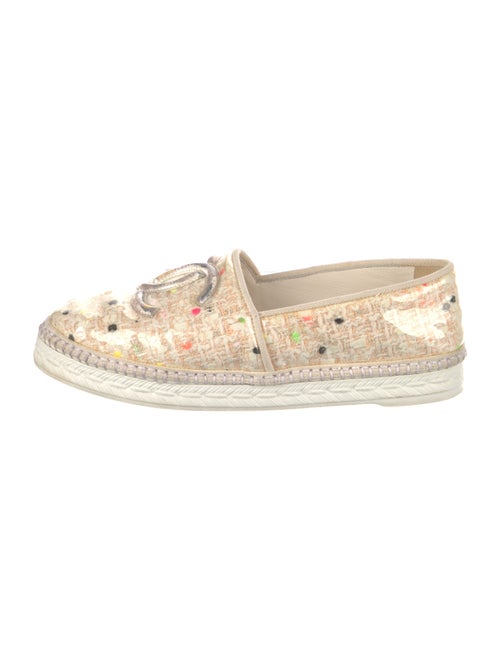 Chanel Interlocking CC Logo PVC Espadrilles