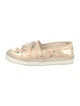 Chanel Interlocking CC Logo PVC Espadrilles