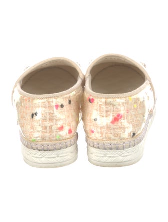 Chanel Interlocking CC Logo PVC Espadrilles