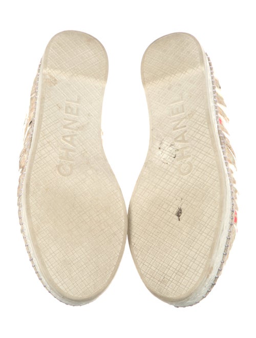Chanel Interlocking CC Logo PVC Espadrilles