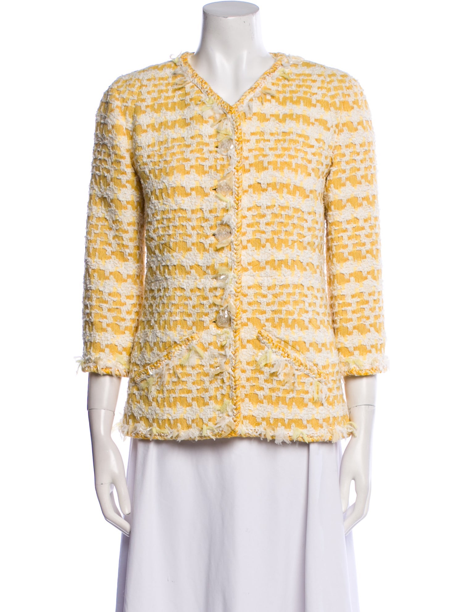 Chanel 2018 Printed Evening Jacket