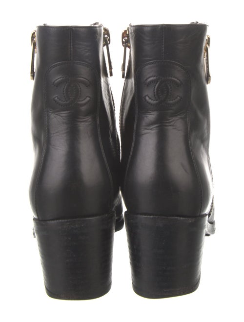 Chanel 2015 Interlocking CC Logo Boots