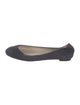 Chanel Interlocking CC Logo Denim Ballet Flats