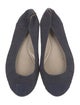 Chanel Interlocking CC Logo Denim Ballet Flats