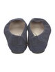 Chanel Interlocking CC Logo Denim Ballet Flats