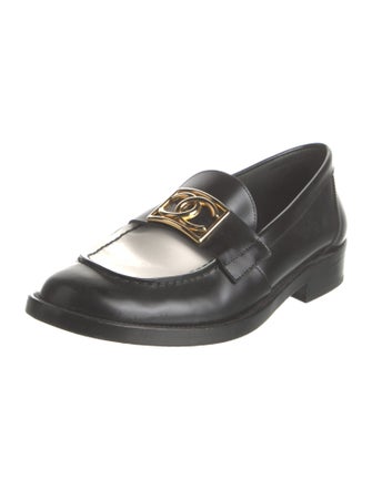 Chanel 2023 Interlocking CC Logo Loafers