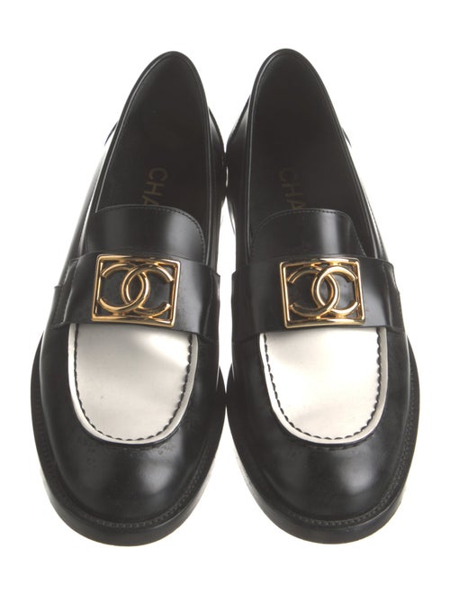 Chanel 2023 Interlocking CC Logo Loafers