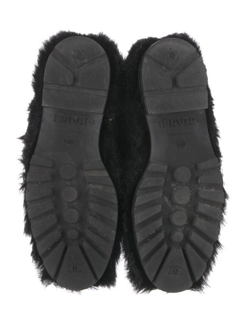 Chanel 2010 Interlocking CC Logo Lace-Up Boots