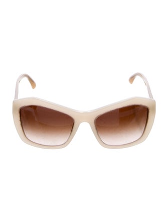 Chanel Interlocking CC Logo Oversize Sunglasses