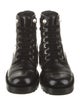 Chanel 2021 Interlocking CC Logo Combat Boots