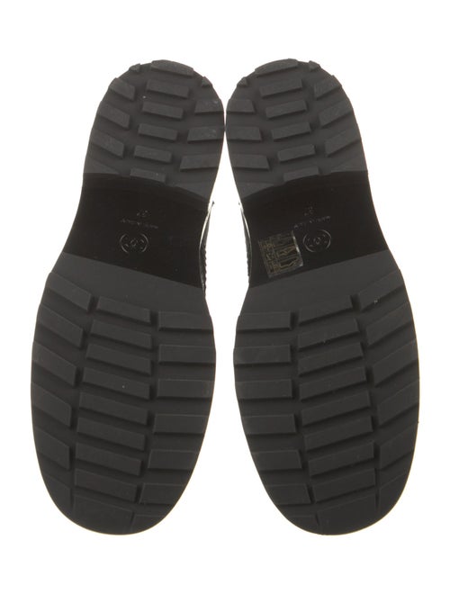 Chanel 2021 Interlocking CC Logo Combat Boots