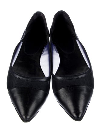 Chanel 2014 Interlocking CC Logo Ballet Flats