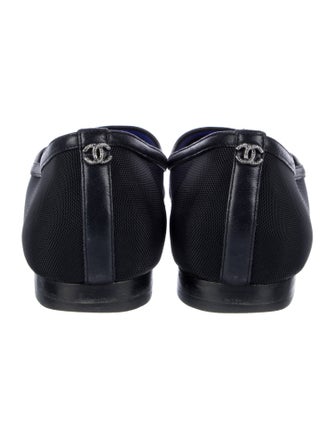 Chanel 2014 Interlocking CC Logo Ballet Flats