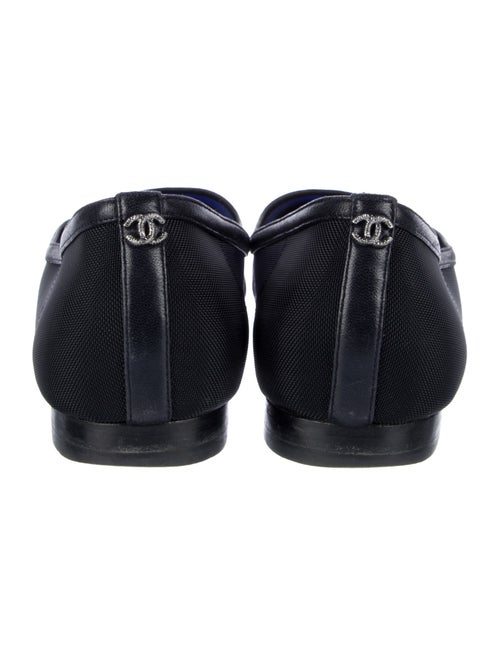 Chanel 2014 Interlocking CC Logo Ballet Flats