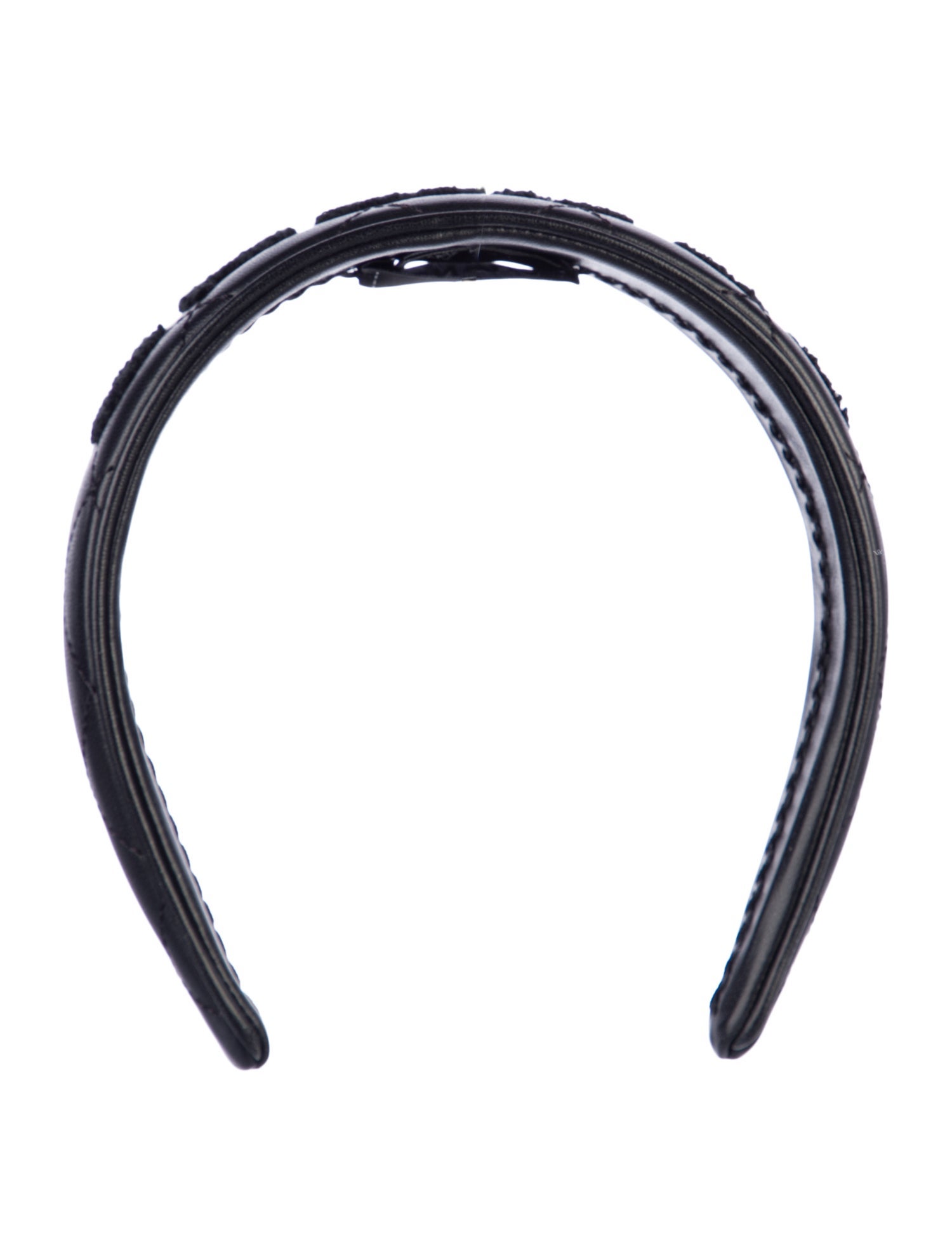 Chanel 2024 Quilted Leather Headband