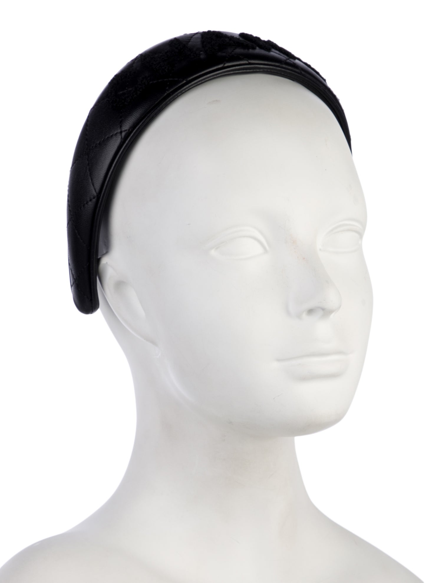 Chanel 2024 Quilted Leather Headband