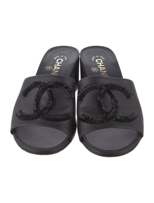 Chanel 2019 Interlocking CC Logo Slides