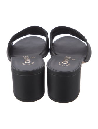 Chanel 2019 Interlocking CC Logo Slides