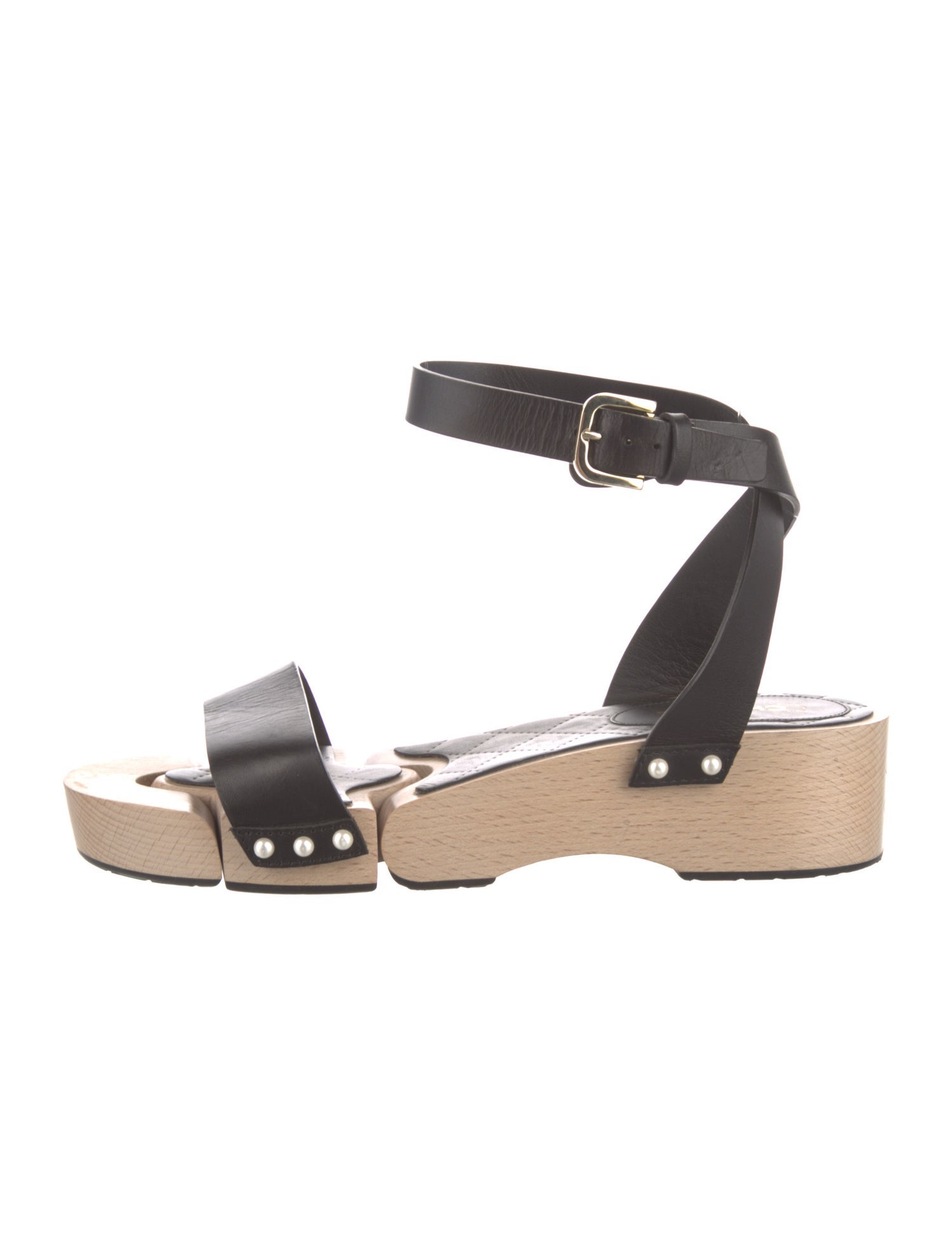 Chanel 2016 Paris-Seoul Hinged Clog Sandals