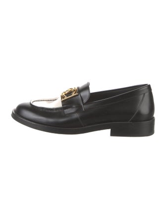 Chanel 2023 Interlocking CC Logo Loafers