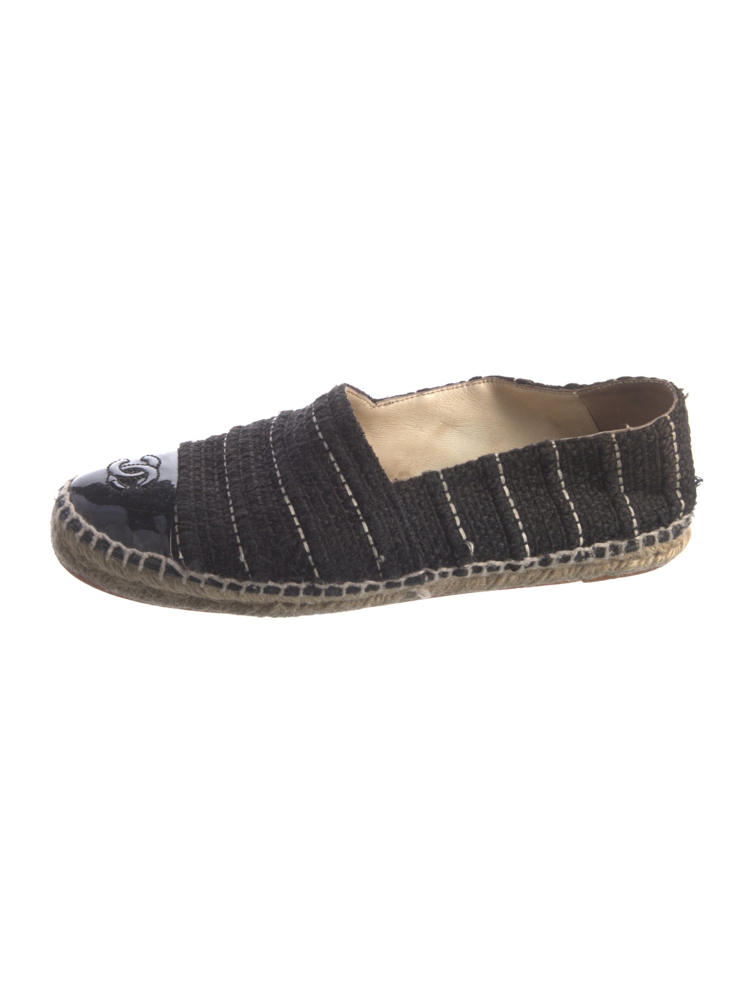 Chanel Interlocking CC Logo Espadrilles