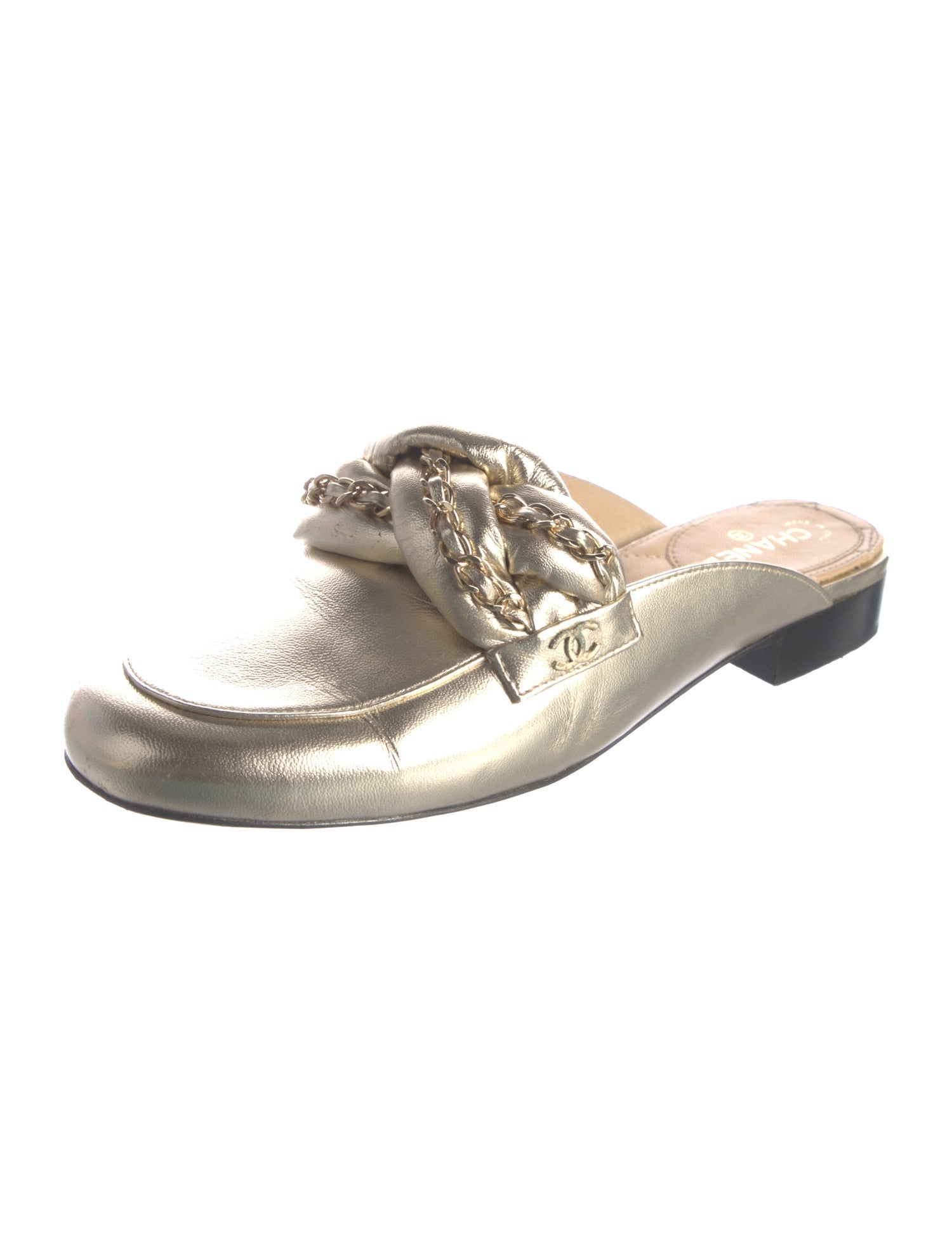 Chanel 2017 Interlocking CC Logo Mules