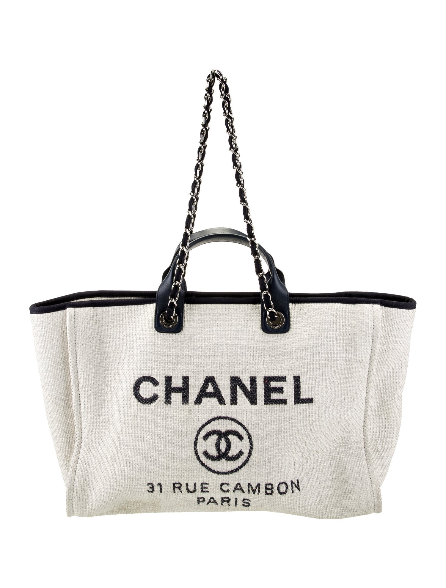 Chanel Medium Raffia Deauville Tote