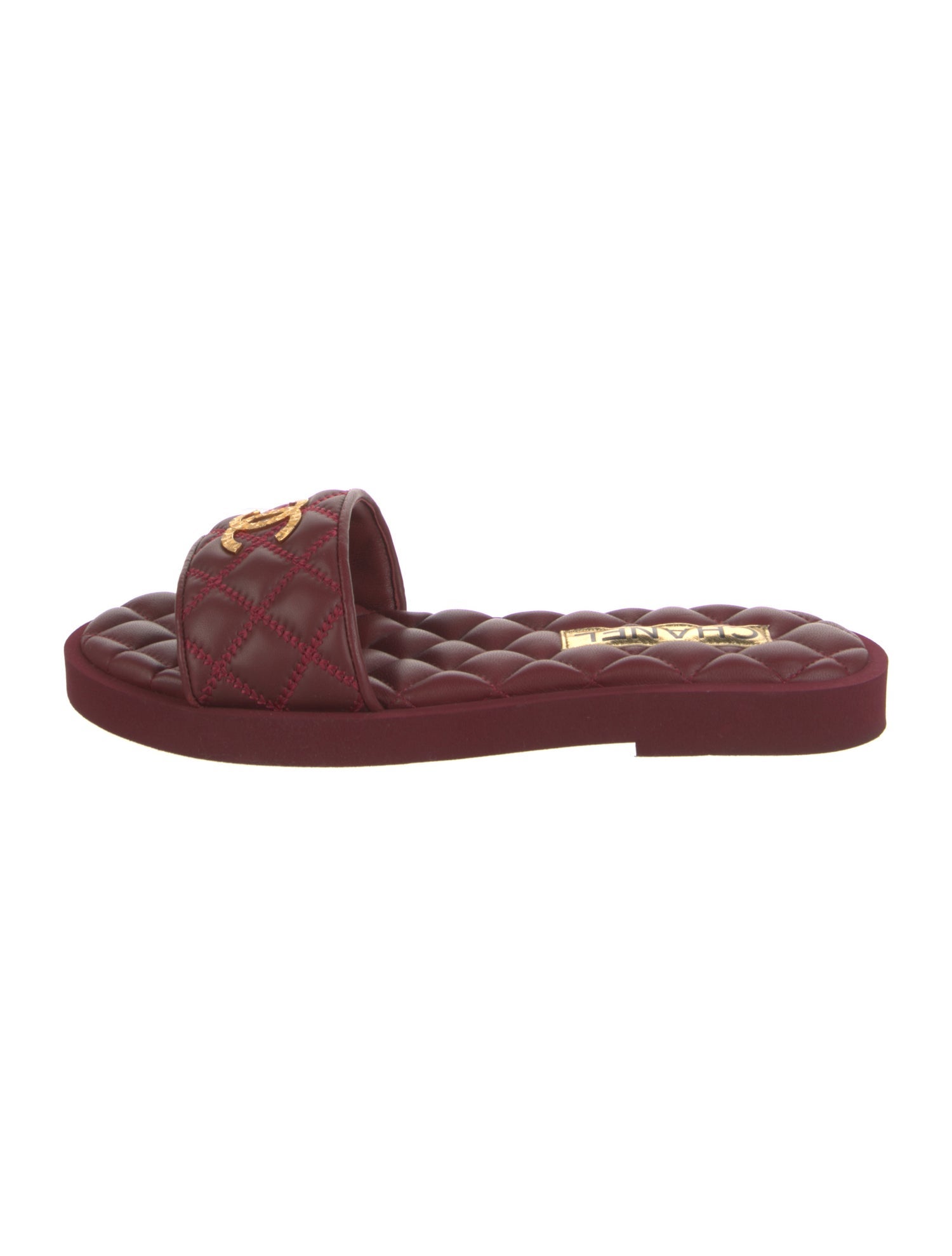 Chanel 2023 Interlocking CC Logo Slides