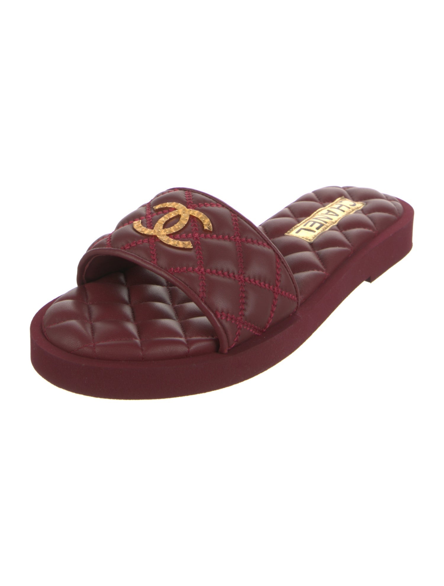 Chanel 2023 Interlocking CC Logo Slides