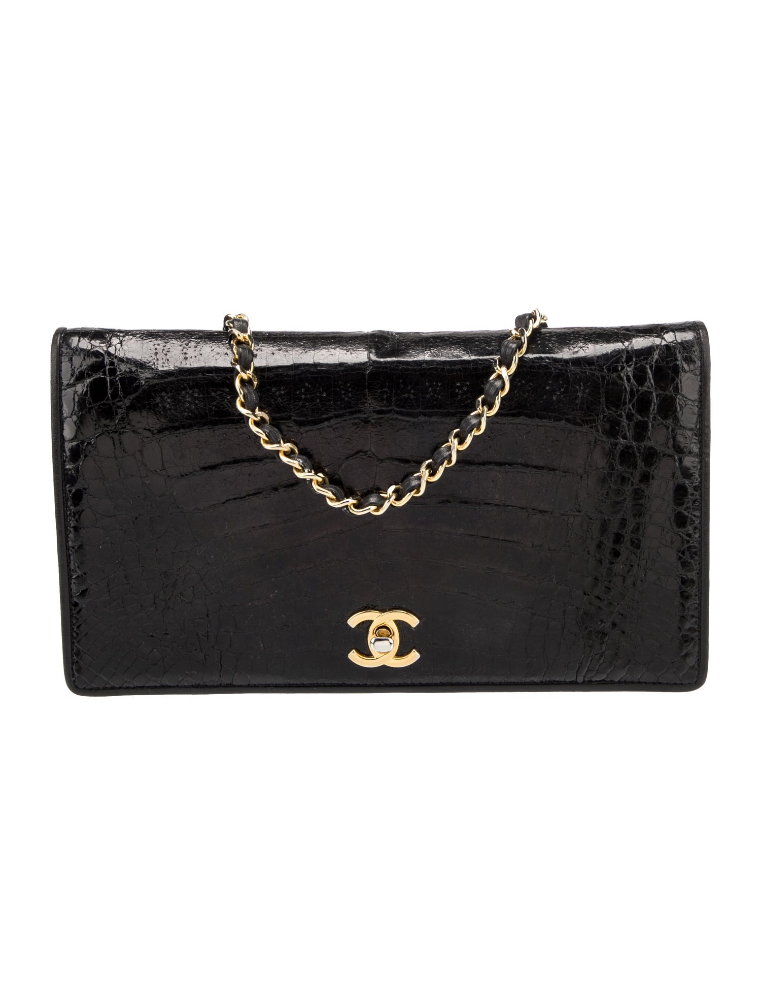 Chanel Alligator CC Flap Bag