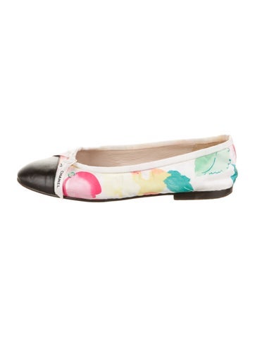 Chanel Flats Vintage Printed Ballet IT 36.5 | 6.5