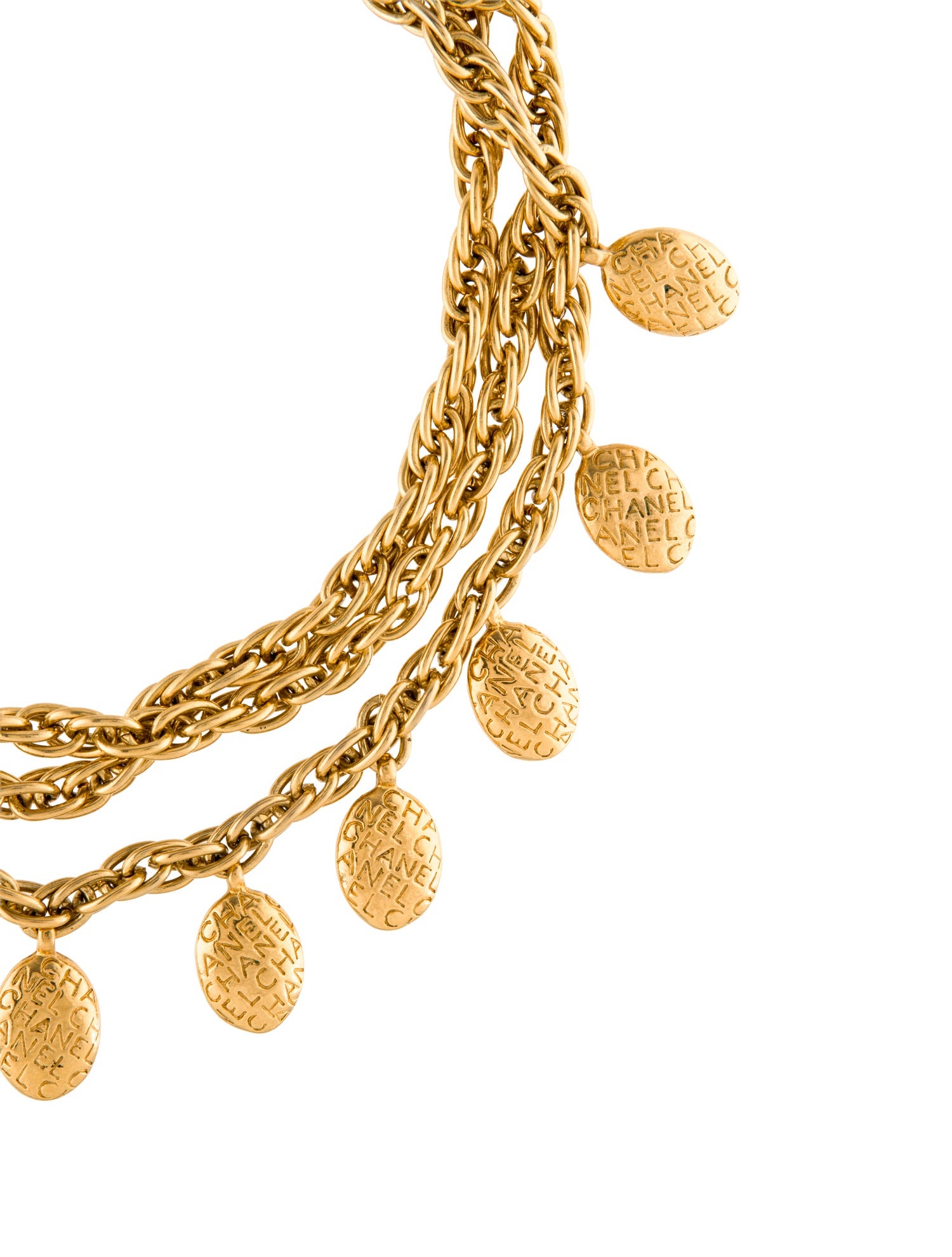 Chanel Vintage Charm Multistrand Necklace