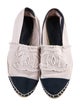 Chanel Interlocking CC Logo Canvas Espadrilles
