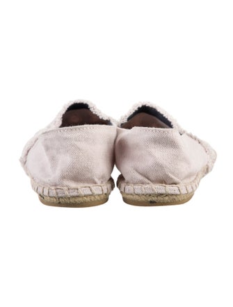 Chanel Interlocking CC Logo Canvas Espadrilles