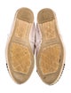 Chanel Interlocking CC Logo Canvas Espadrilles