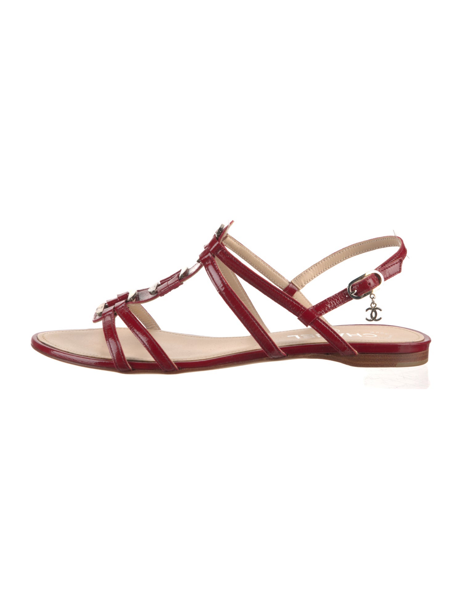 Chanel 2007 Interlocking CC Logo Gladiator Sandals