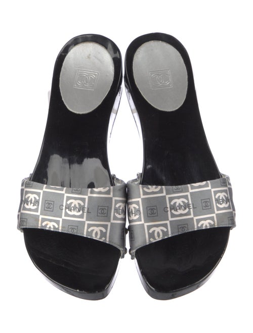 Chanel 2004 Interlocking CC Logo Slides