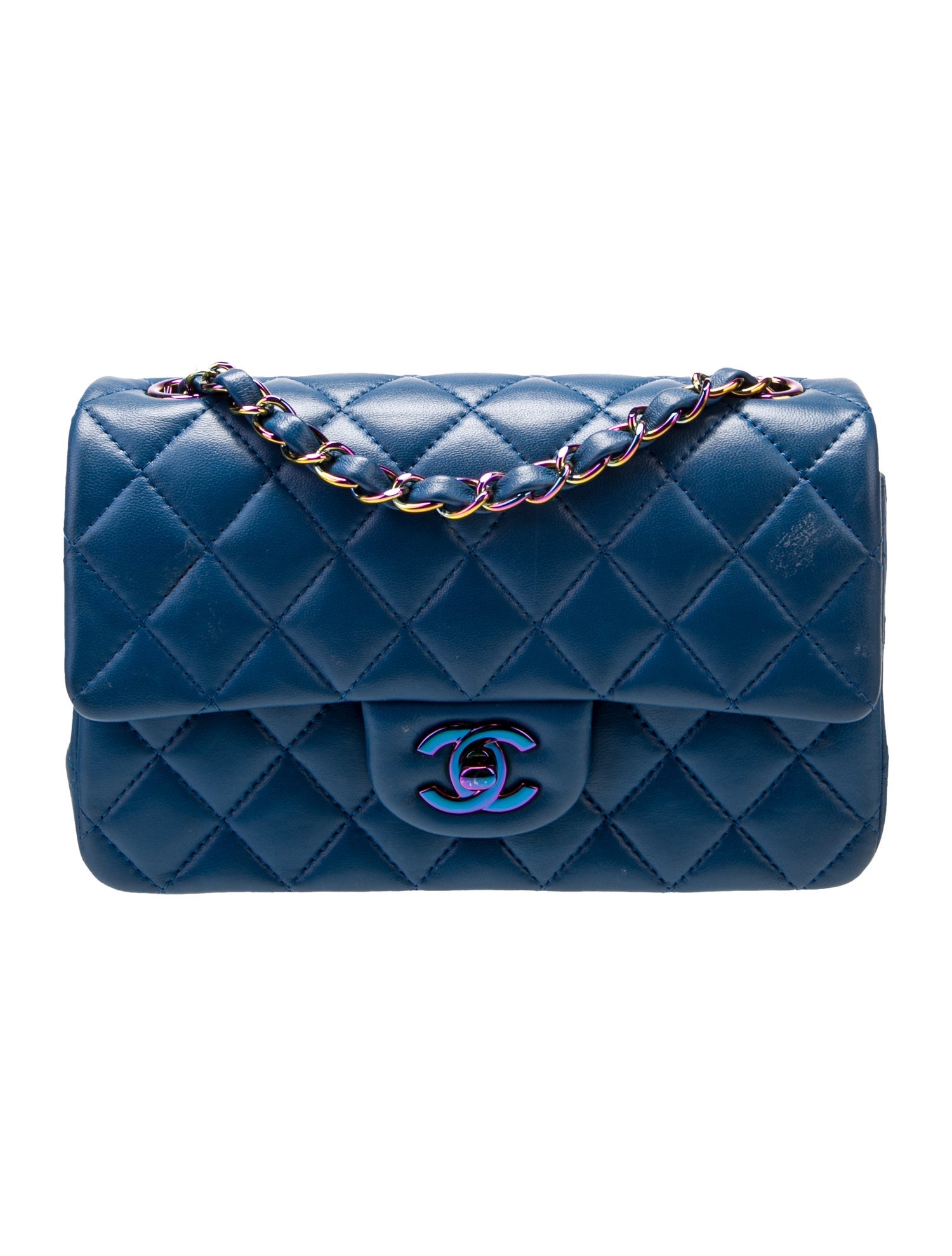 Chanel Rectangular Mini Rainbow Flap Bag