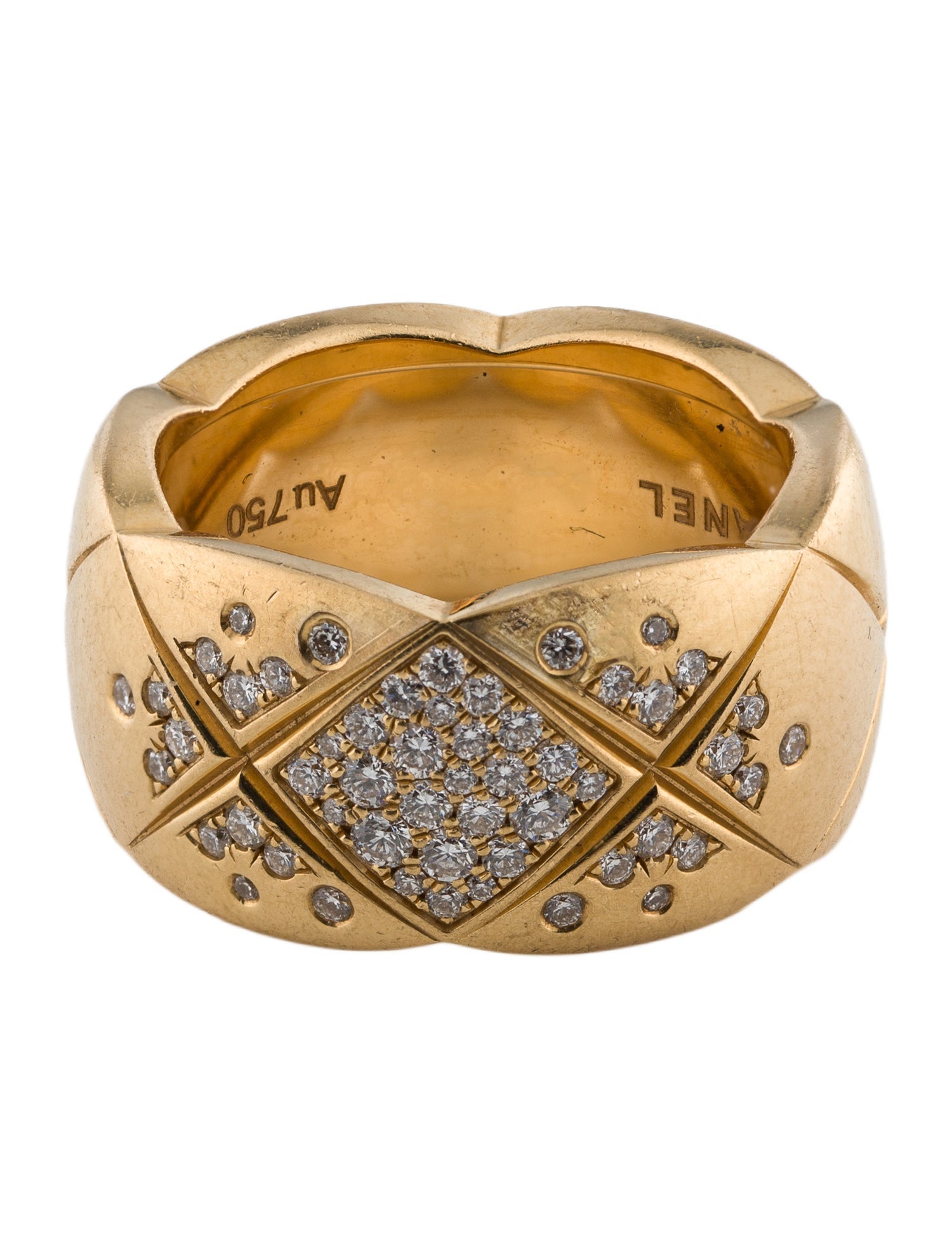 Chanel 18K Diamond Coco Crush Band