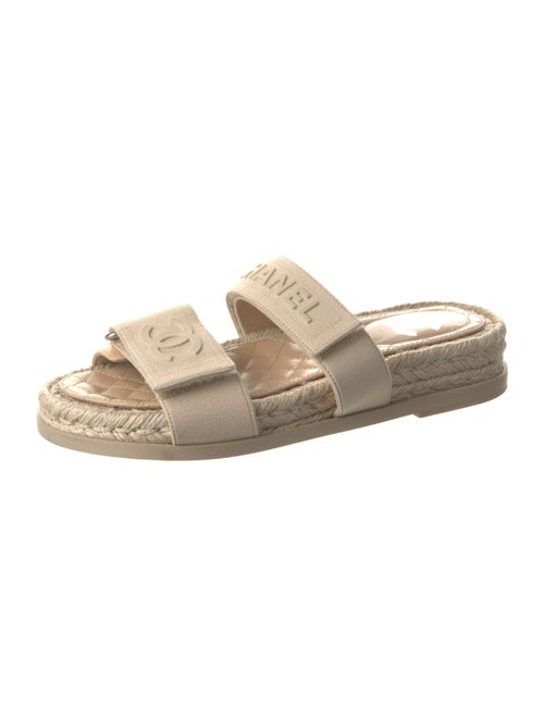 Chanel 2021 Interlocking CC Logo Espadrilles