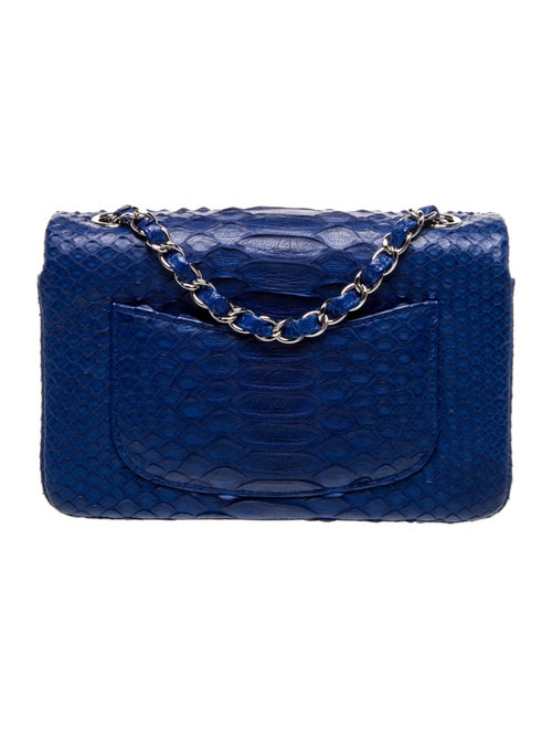 Chanel Classic Rectangular Mini Python Flap Bag