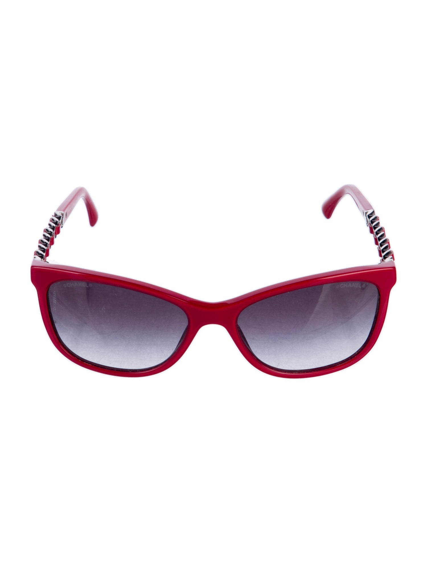 Chanel Interlocking CC Logo Cat-Eye Sunglasses