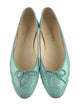Chanel Interlocking CC Logo Patent Leather Ballet Flats
