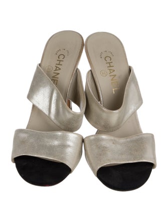 Chanel 2017 Interlocking CC Logo Mules