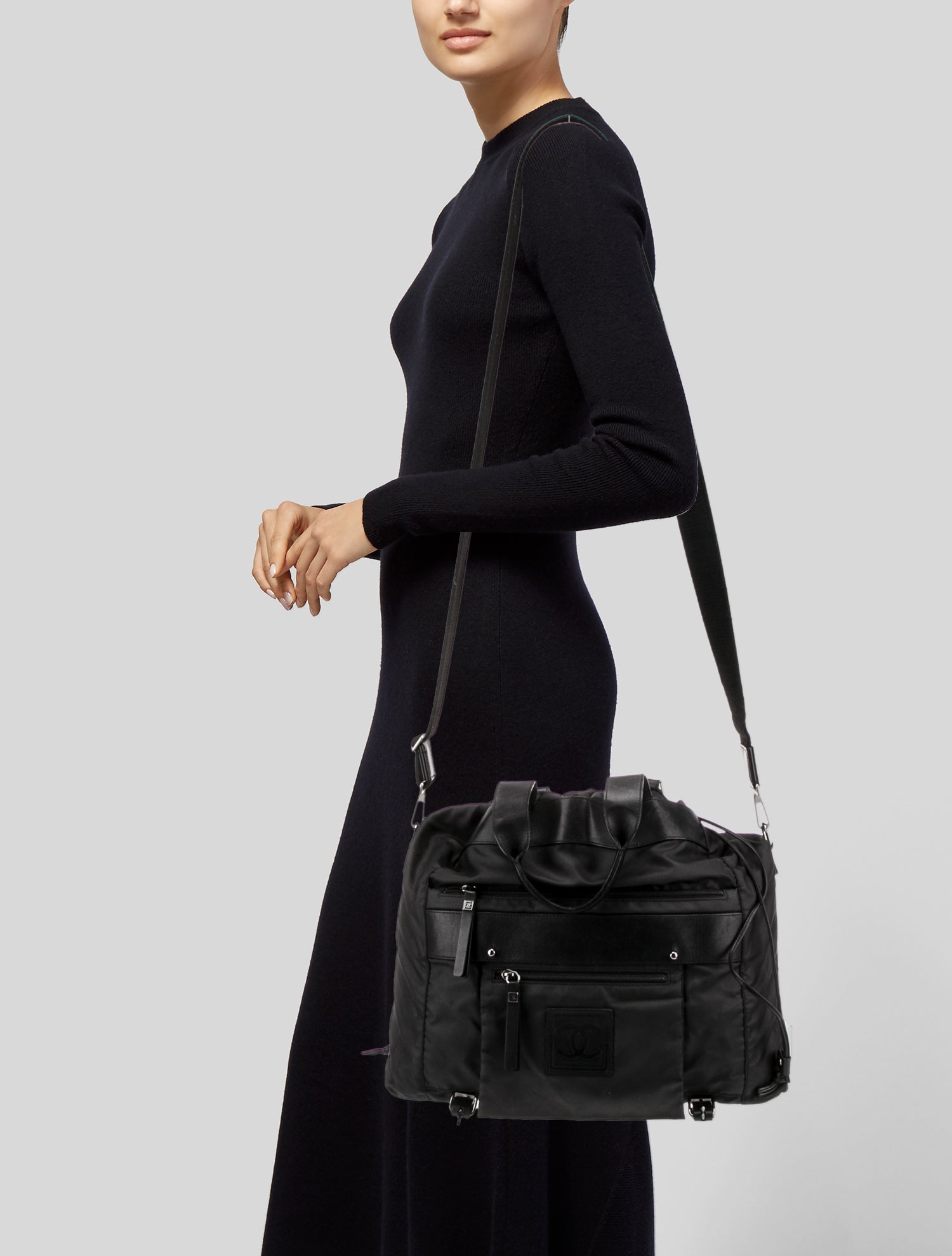 Chanel Large Nylon Luggage Tote