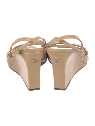 Chanel 2024 Interlocking CC Logo Sandals