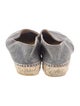 Chanel Interlocking CC Logo Suede Espadrilles