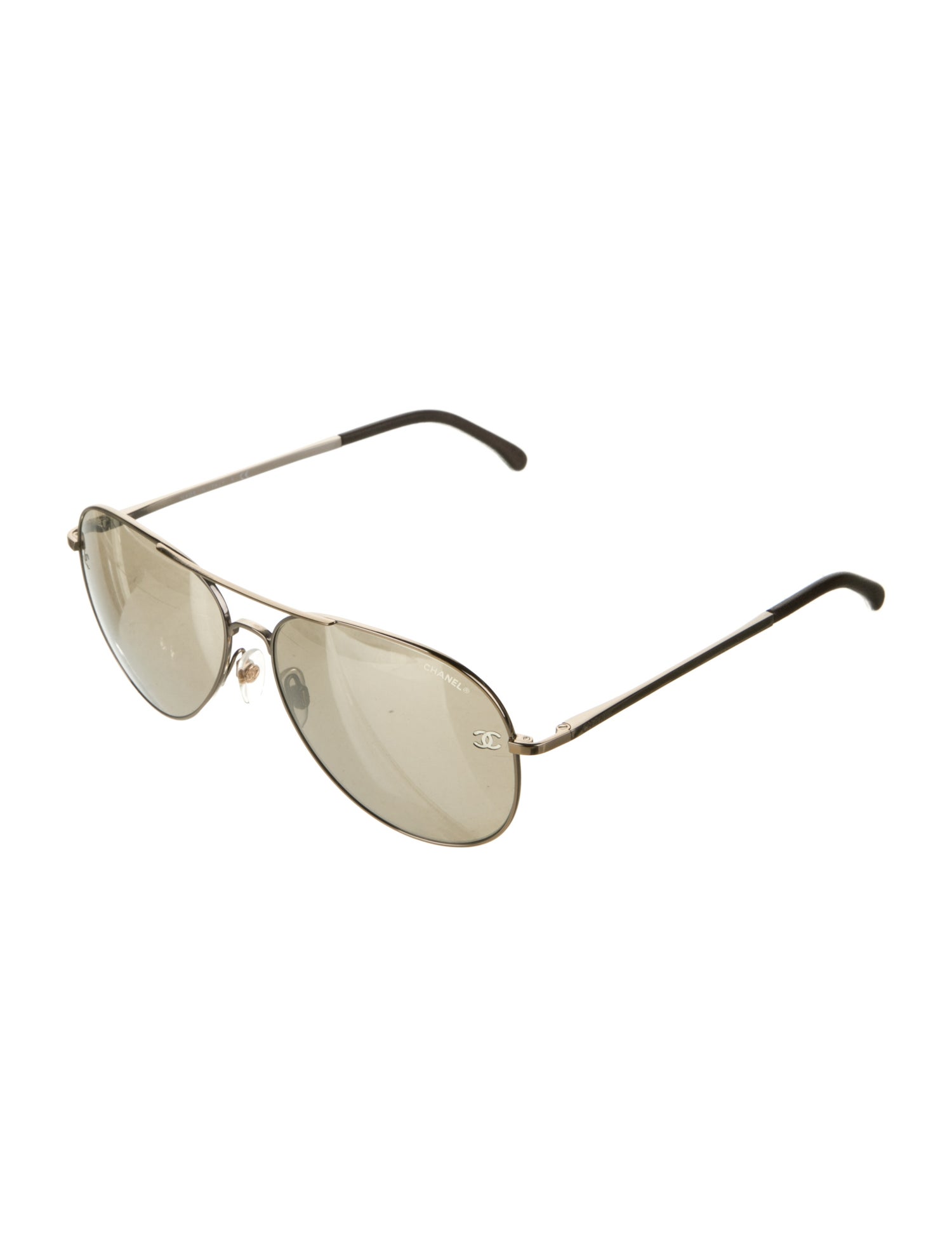Chanel Interlocking CC Logo Aviator Sunglasses