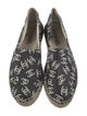 Chanel Interlocking CC Logo Lambskin Espadrilles