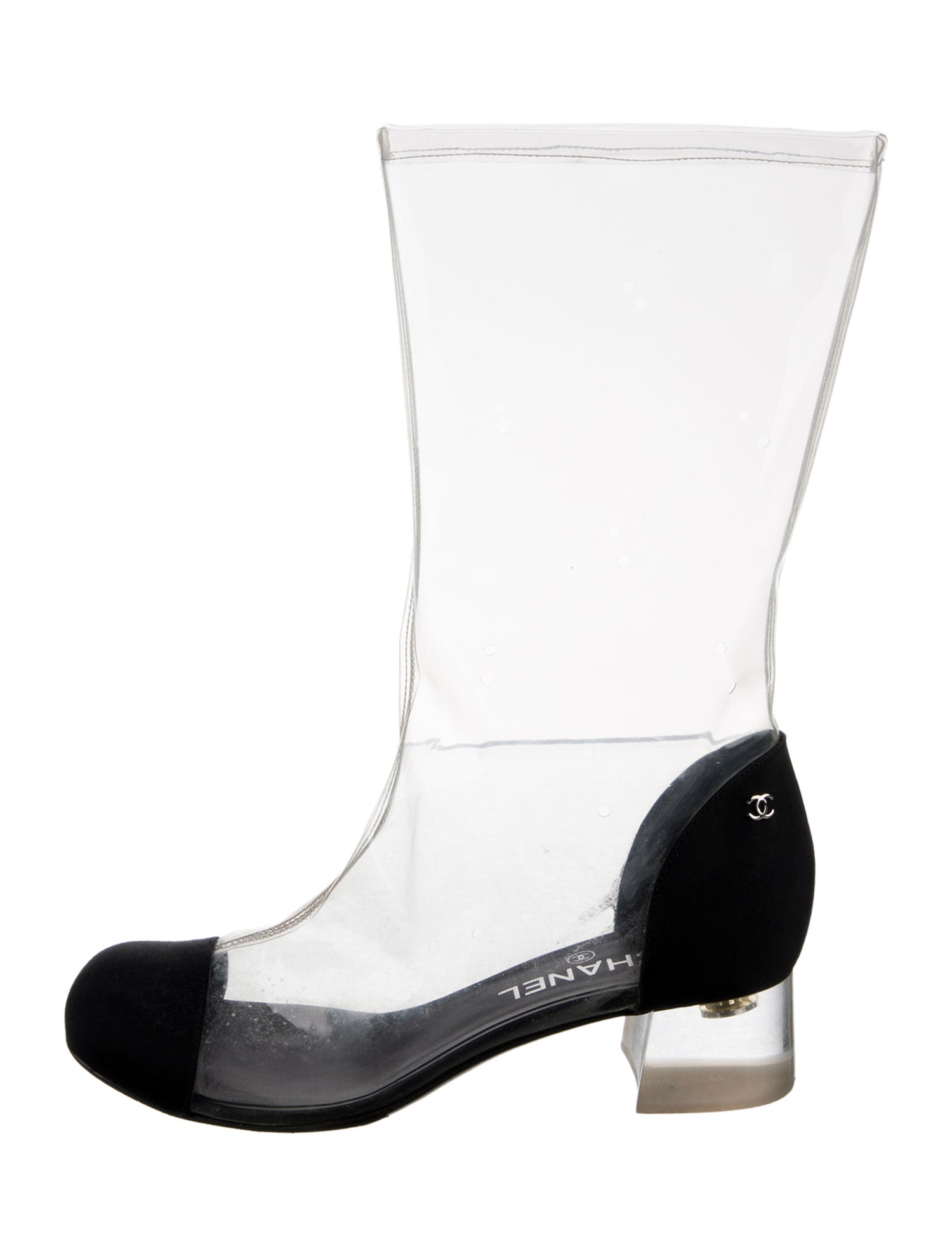 Chanel 2018 Interlocking CC Logo Boots